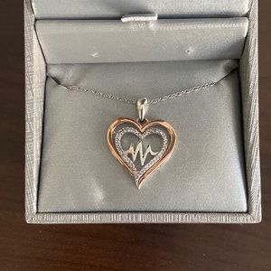 Zale’s Diamond Heartbeat Necklace